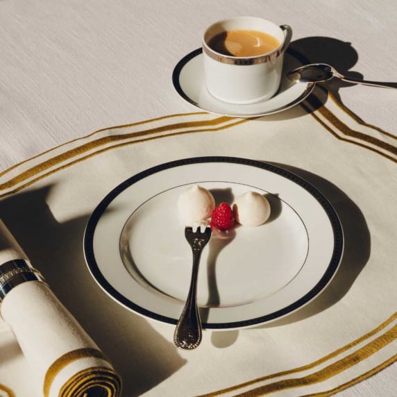 マ*ー様 CHRISTOFLE Tea cup and saucers Malmaison Porcelain